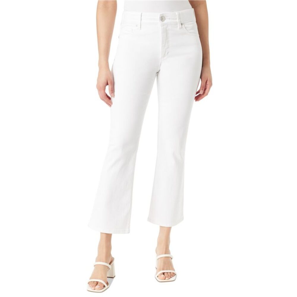 Gloria Vanderbilt Womens Ankle Bootcut Regular Jeans, White, 16, DM
